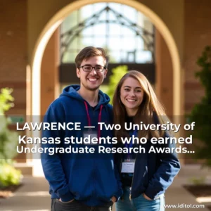 Read more about the article LAWRENCE — Two University of Kansas students who earned Undergraduate Research Awards are the recipients of the Courtwright Award for Undergraduate Research Excellence for spring 2025 through KU’s Center for Undergraduate Research & Fellowships.