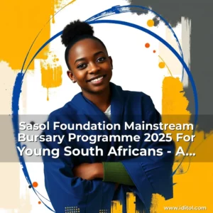Read more about the article Sasol Foundation Mainstream Bursary Programme 2025 For Young South Africans – A Pathway To Empowerment And Success!