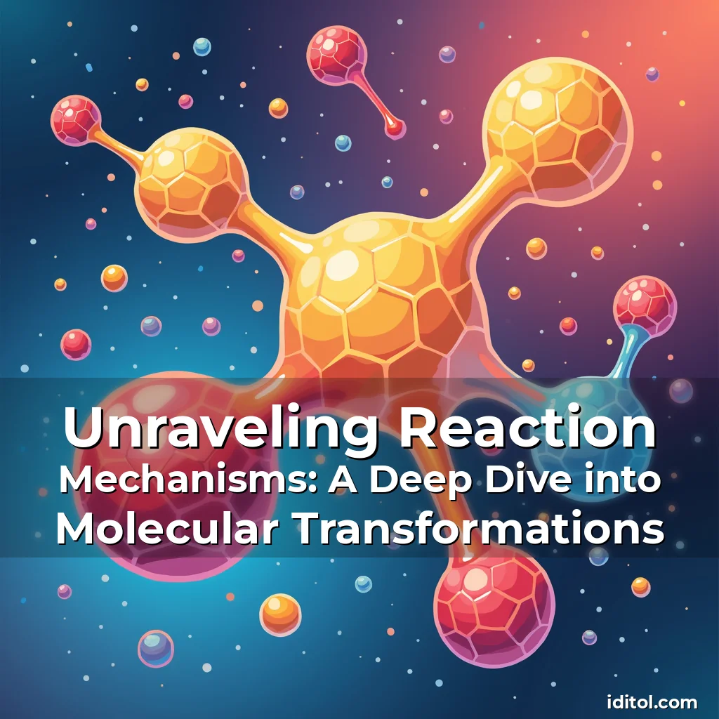 Read more about the article Unraveling Reaction Mechanisms: A Deep Dive into Molecular Transformations