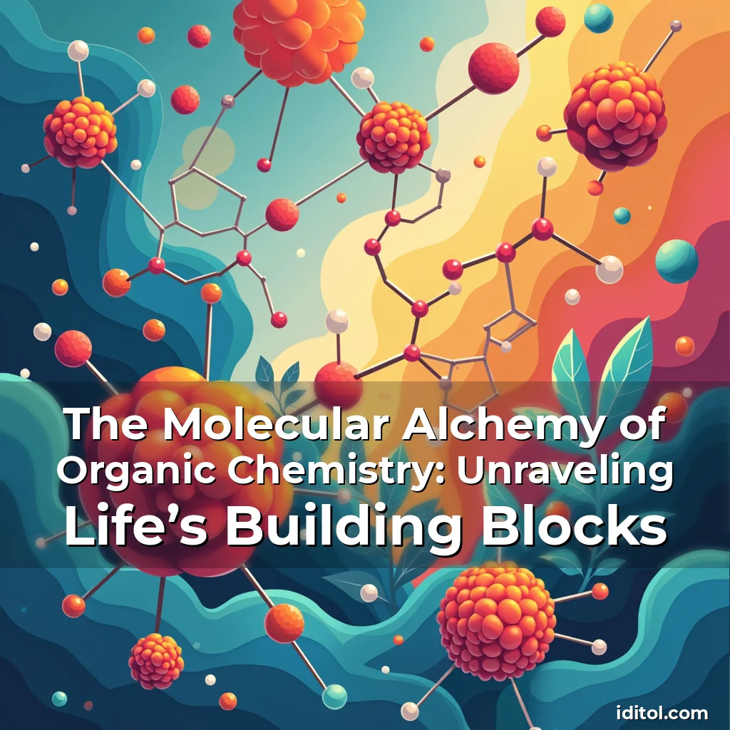 Read more about the article The Molecular Alchemy of Organic Chemistry: Unraveling Life’s Building Blocks
